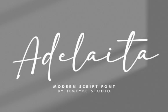 Adelaita Font: The Feminine Script That Elevates Campaign Typography