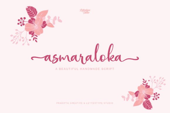Asmaraloka: A Handwritten Script Font That Elevates Editorial Design