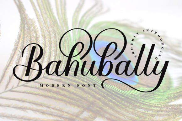 Bahubally: A Fresh Script Font That Elevates Your Business Branding