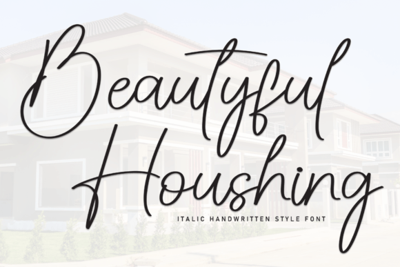 Beautyful Houshing Font: A Sweet, Handwritten Typeface for Warm Brand Identities