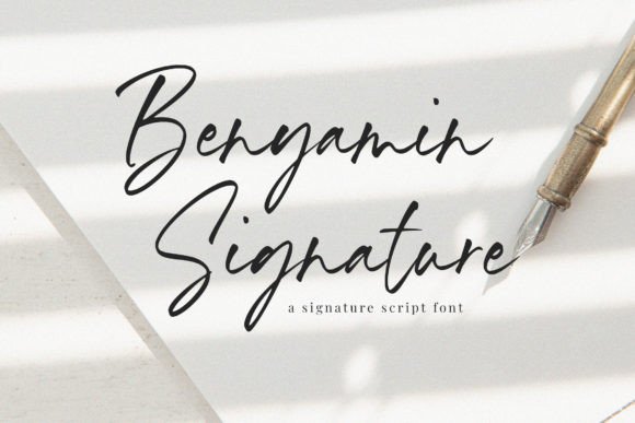 Benyamin Signature: A Handwritten Font That Feels Like a Personal Touch
