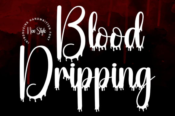 Blood Dripping Font: Elevating Your Brand with Style and Consistency