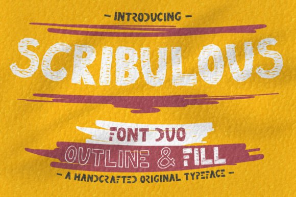 Bring Your Handmade Brand to Life with the Scribulous Font Duo