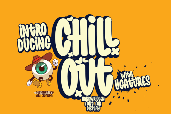 Chill Out: A Playful Display Font for Crafters & Makers