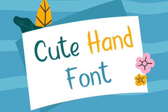 Cute Hand: A Versatile Handwritten Font for Crafters and Makers