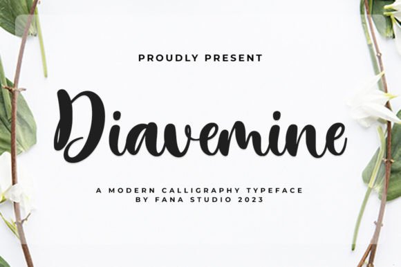 Diavemine: A Stylish Script Font for Modern Marketing and Digital Design