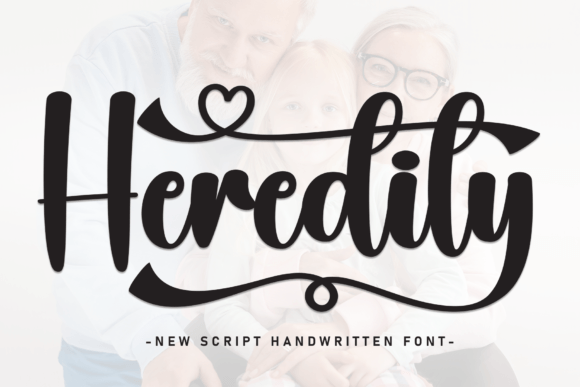 Heredity: A Sweet Handwritten Font for Crafters and Makers
