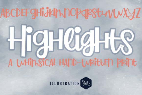 Highlights Font: A Playful Touch for Editorial Design Projects