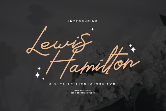 Lewis Hamilton Font: Elevating Campaign Design with Elegant Typography