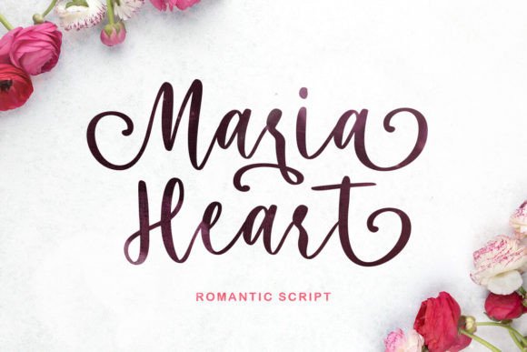 Maria Heart Font: A Sweet Touch for Business Branding