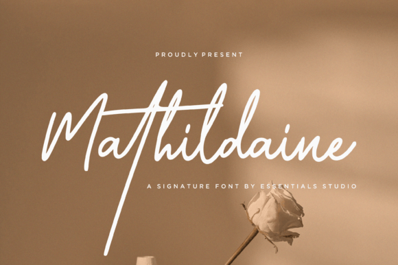 Mathildaine: A Luxury Script Font That Elevates Small Business Branding