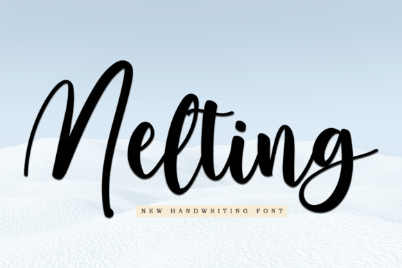Melting Font: A Modern Typeface for Editorial Design and Digital Publishing