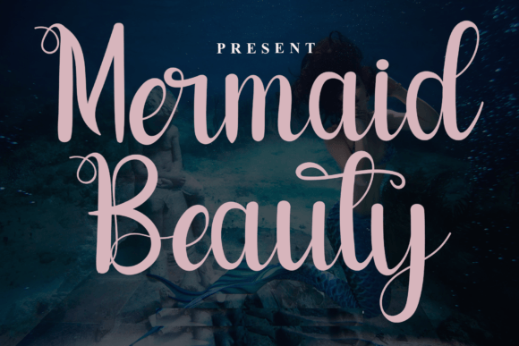 Mermaid Beauty: A Handwritten Font That Elevates Craft & Product Design
