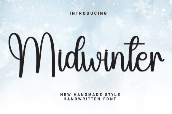 Midwinter: A Sweet Script Font That Brings Handmade Designs to Life