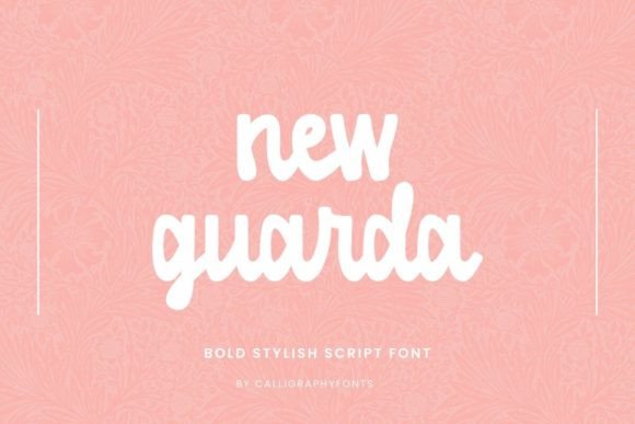 New Guarda Font: A Bold Script for Editorial Elegance