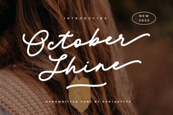 October Shine: A Modern Typeface for Elegant Editorial Design