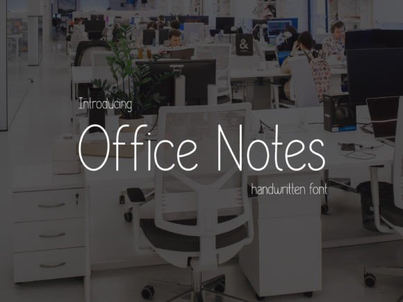 Office Notes Font: A Web Designer’s Choice for Clean, Handwritten Typography