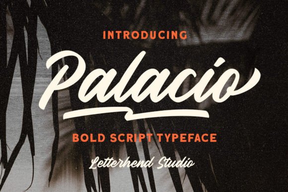 Palacio: A Bold Script Font That Elevates Craft and Product Design