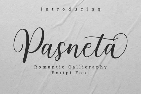 Pasneta: A Dreamy Script Font for Elegant Brand Campaigns