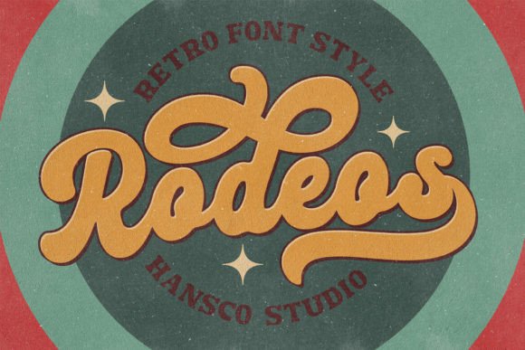 Rodeos: A Retro Script Font for Modern Web Design Projects
