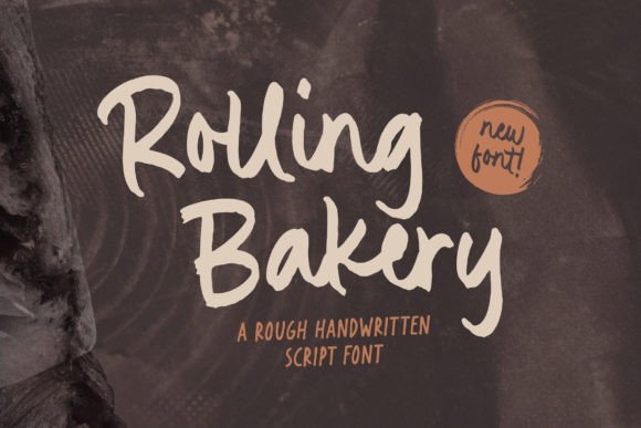 Rolling Bakery: A Handwritten Font That Elevates Digital Branding