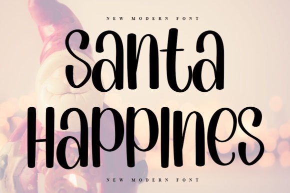 Santa Happines: A Quirky Handwritten Font for Creative Branding