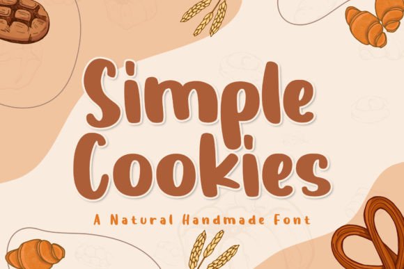 Simple Cookies: A Playful Script Font for Whimsical Brand Campaigns