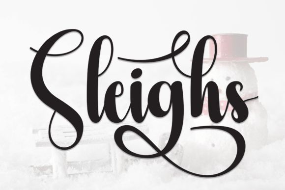 Sleighs: A Sweet Handwritten Font for Web Design Projects