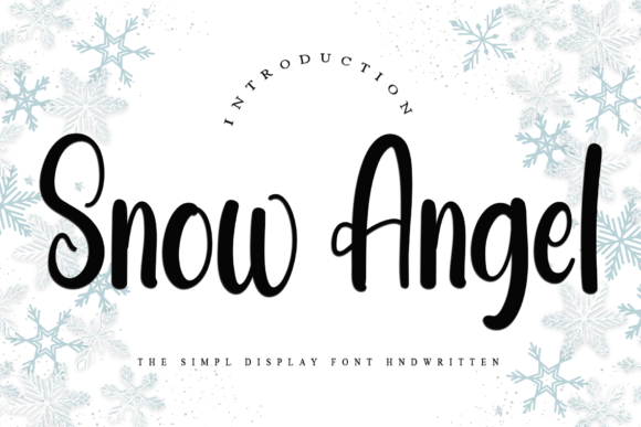 Snow Angel: A Playful Handwritten Font for Business Branding