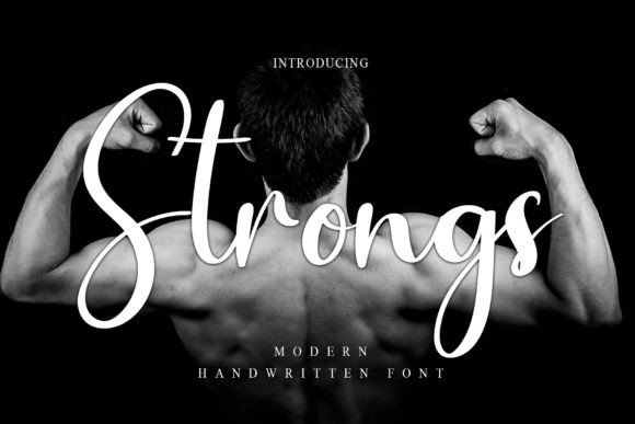 Strongs: A Handwritten Font That Elevates Editorial Design