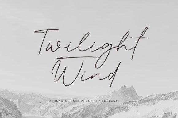 Twilight Wind: A Modern Script Font for Impactful Digital Marketing