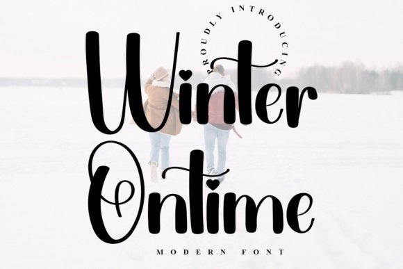 Winter Ontime: A Bold Handwritten Font for Dynamic Editorial Design